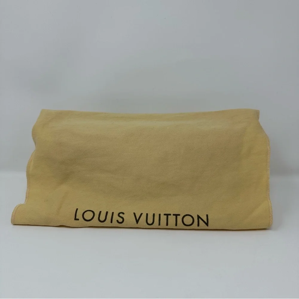 Louis Vuitton Dark Burgundy Clutch with Gold Logo - Picture 16 of 16